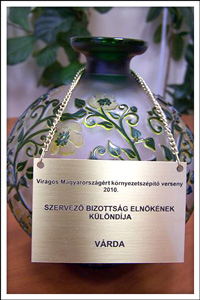 Virágos Magyarországért 2010. Különdíj Várda