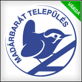 Madárbarát Település Várda Emblémája
